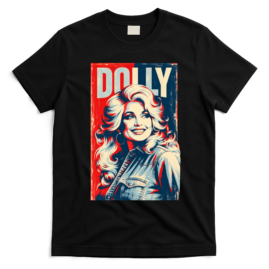 Dolly Vintage Tribute T-Shirt - Black