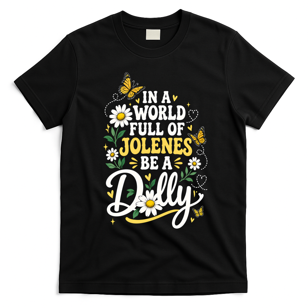 In A World Full Of Jolens Be A Dolly T-Shirt - Black