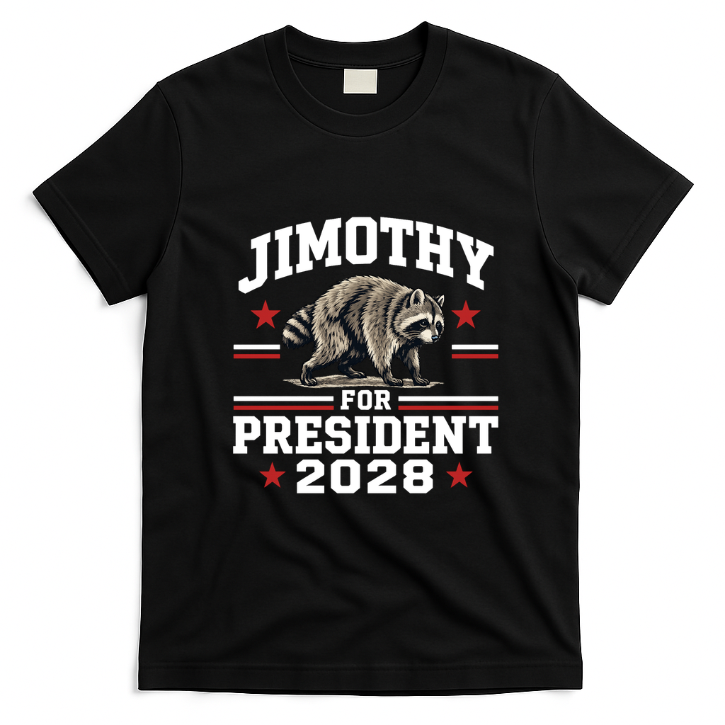 Jimothy For President 2028 T-Shirt - Black
