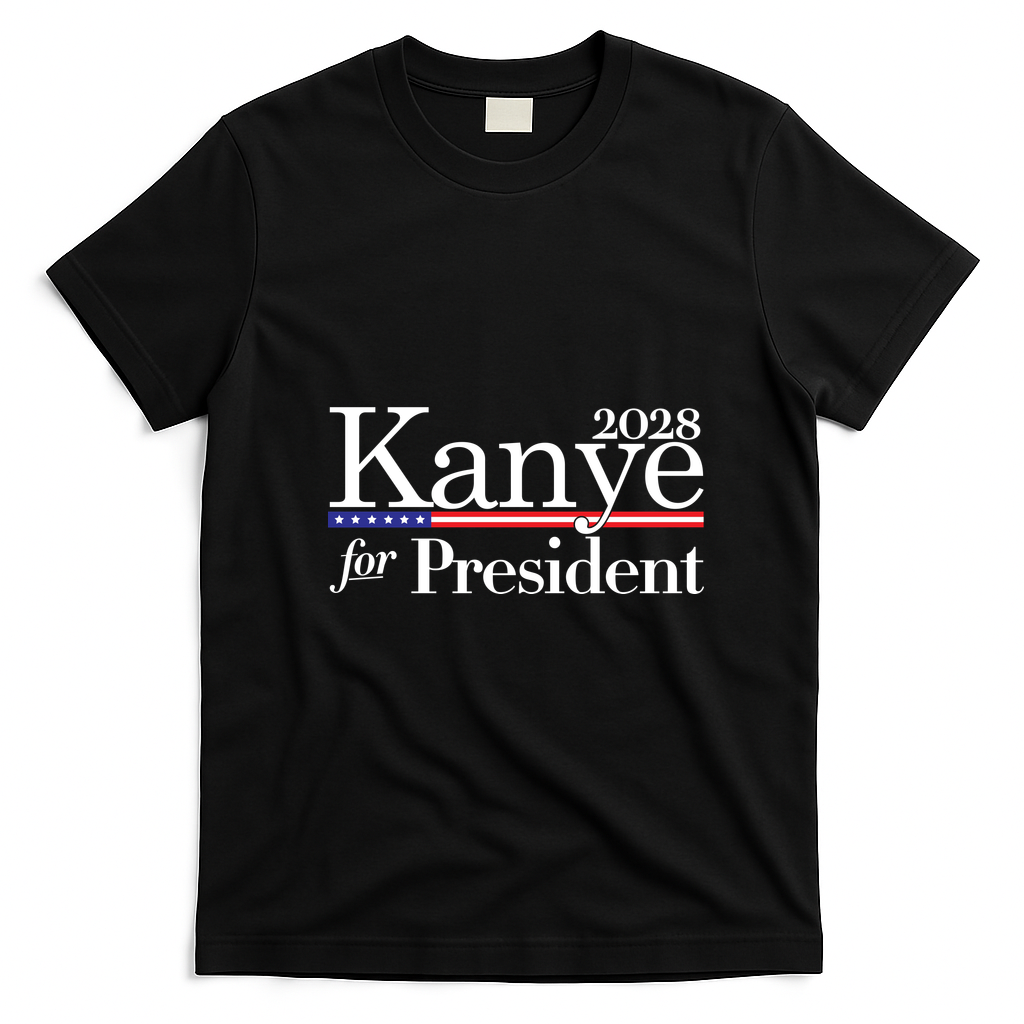 Kanye For President 2028 T-Shirt - Black