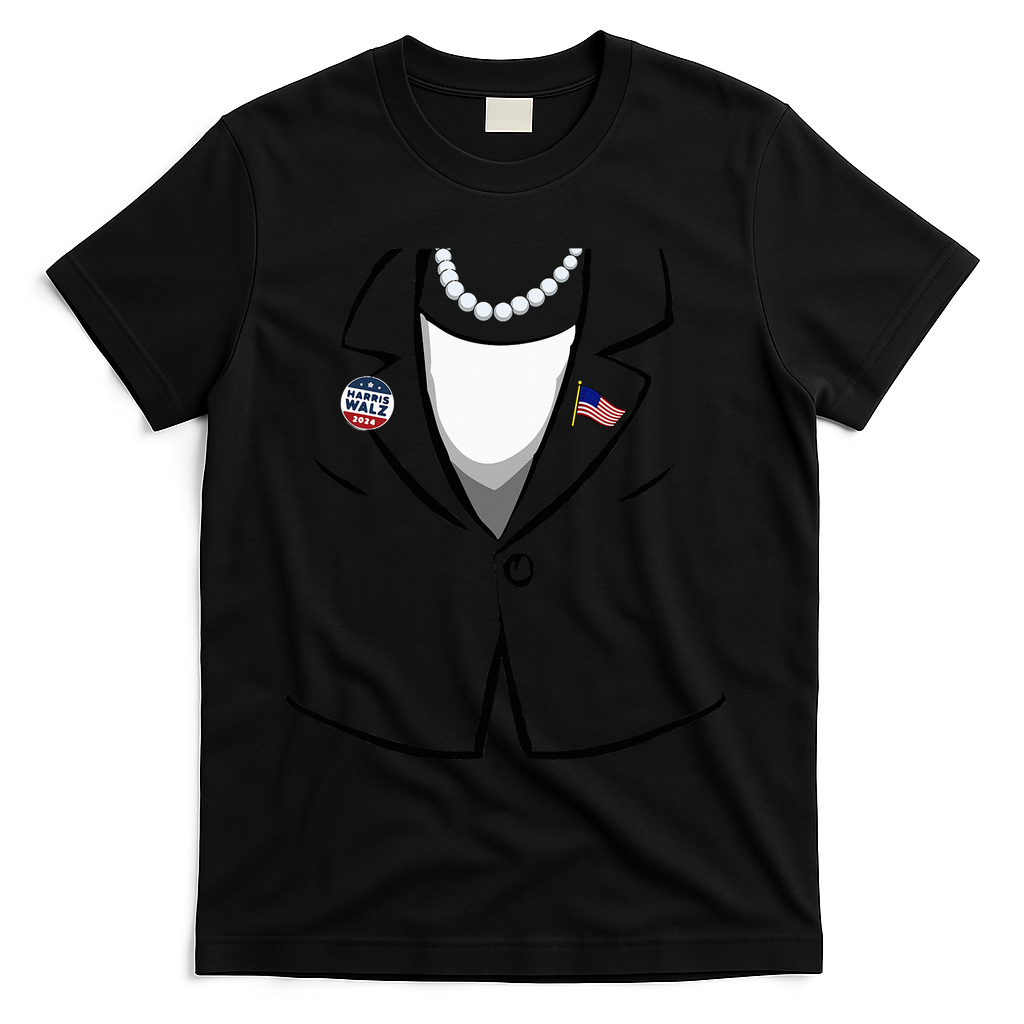 Kamala Suit Kamala Harris Halloween Costume T-Shirt - Black