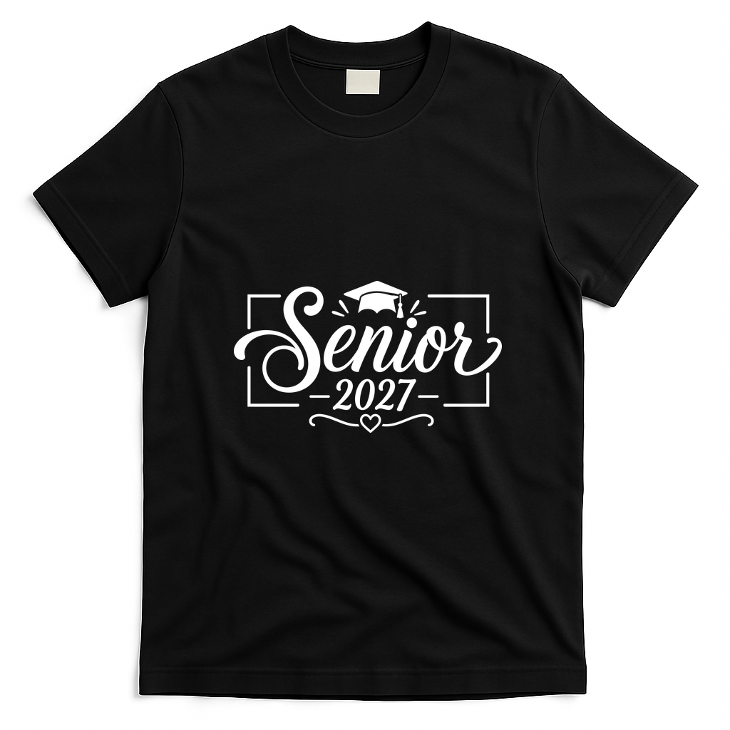 Senior 2027 T-Shirt - Black