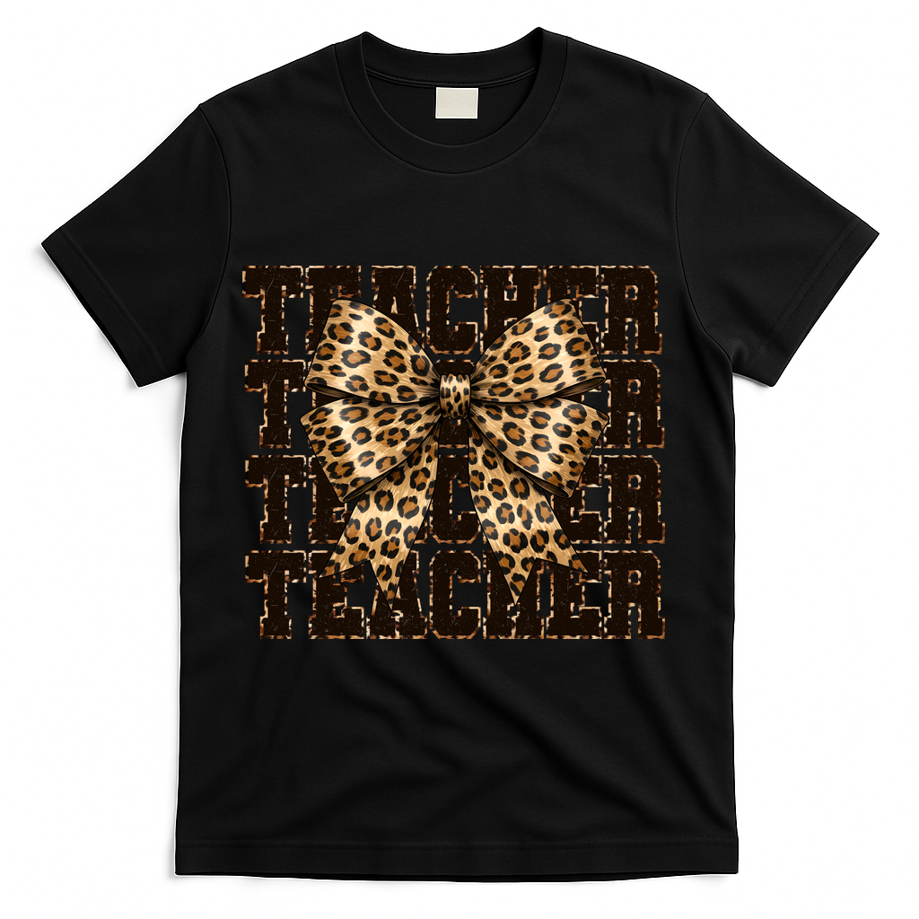 Teacher Coquette Back To School T-Shirt - Black