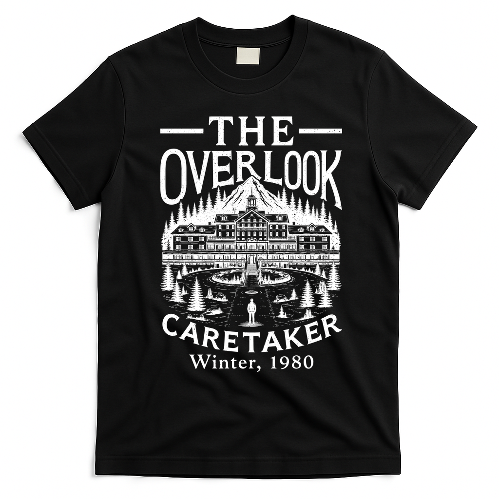 The Overlook Caretaker Winter 1980 Vintage T-Shirt - Black
