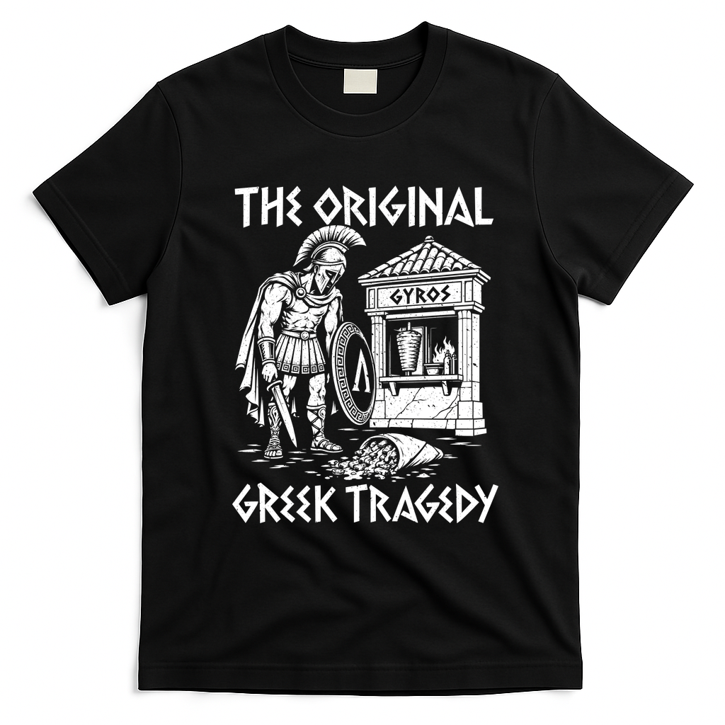 The Original Greek Tragedy T-Shirt - Black