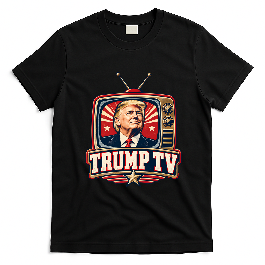 Trump TV Vintage Retro Style T-Shirt - Black