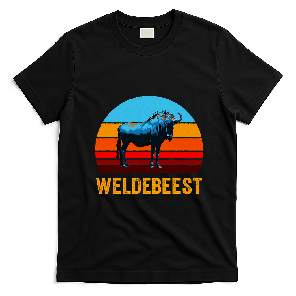 Weldebeest Funny Welder Wildebeest T-Shirt - Black