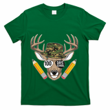 100 Days Of School Deer Hunting Camo For Student T-Shirt - Green