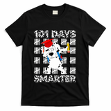 101 Days Of School Happy 100 Days Smarter Teacher T-Shirt - Black