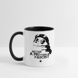 Porco Rosso Che Guevara Ceramic Coffee Mug Tea Mug,Gift for Women, Girls, Wife, Mom, Grandma,11 oz - white/black