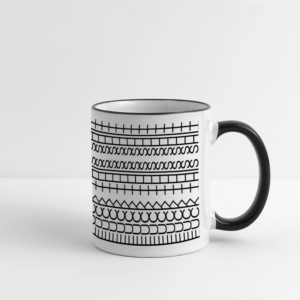 11oz - Hidden Message Mug - Funny Swear Word Coffee Mugs For Coworkers, Friends, Family - white/black