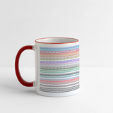 I'm a Ray of F***ing Sunshine Hidden Message Mug, Funny Sarcastic Coffee Cup, Gifts for Work Bestie, Swear Word, Funny Gift for Friends - white/red