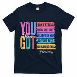 2You Got This DonT Stress Rock The Test Test Day T-Shirt - Navy