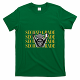 2nd Second Grade Raccoon Back To School T-Shirt - Irish Green
