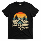 3rd Grade Crew Back To School After Camping Trip Love Camp T-Shirt - Black