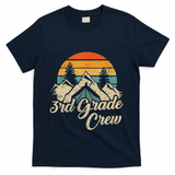 3rd Grade Crew Back To School After Camping Trip Love Camp T-Shirt - Navy