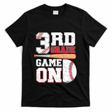 3rd Grade Game On Back To School Baseball Boy Third Grade T-Shirt - Black