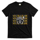 6th Six Grade Funny Raccoon Back To School T-Shirt - Black