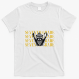 7th Seventh Grade Funny Raccoon Back To School T-Shirt - White