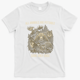 All Animals Are Pettable Some Only Once Vintage Nature T-Shirt - White