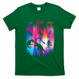 Alien Abduction Trex Loch Ness Bigfoot Funny Ufo T-Shirt - Irish Green