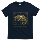 Adaptive Signal Golden Ratio Chameleon T-Shirt - Navy Blue