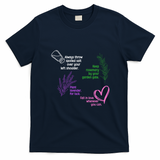 Always Throw Spilled Salt Over Your Left Shoulder T-Shirt - Navy Blue