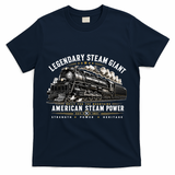 Big Boy 4014 Legendary Steam Train American Locomotive T-Shirt - Navy