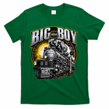 Big Boy 4014 Vintage Steam Engine Locomotive Railroad T-Shirt - Green