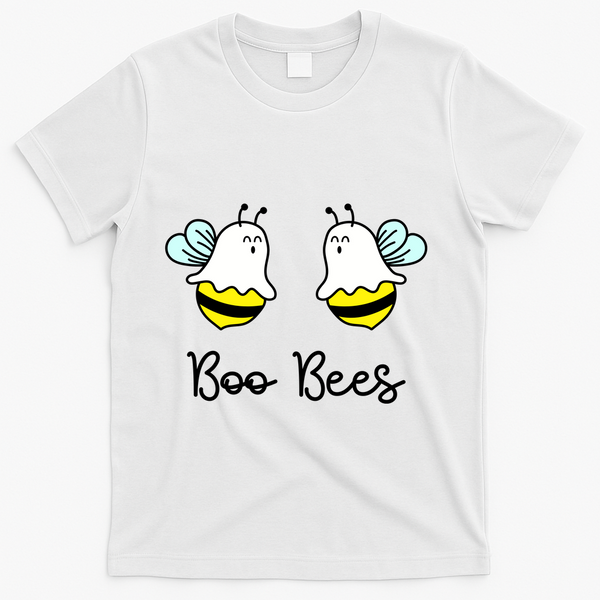 Boo Bees Funny Halloween T-Shirt - White