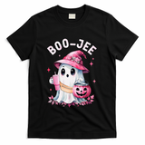 Boujee Boo Jee Spooky Ghost Halloween Pumpkin Costumes T-Shirt - Black