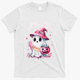 Boujee Boo Jee Spooky Ghost Halloween Pumpkin Costumes T-Shirt - White