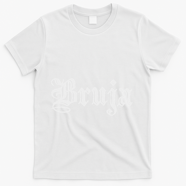 Bruja Dia De Muertos Mexican T-Shirt - White