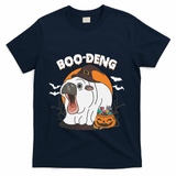 Boo Deng Funny Moo Deng Hallowee T-Shirt - Navy