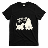 Boo-P Ghost Dog Nose Boop Halloween Costume T-Shirt - Black