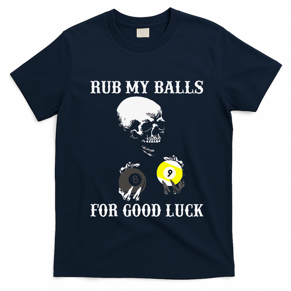 Billiards Halloween T-Shirt - Navy Blue