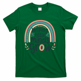 Back-to-School Helping Little Minds Grow Teacher T-Shirt - Green