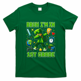 Bruh I'm In 1st Grade First Adventure Back To School T-Shirt - Irish Green