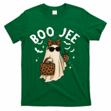 Boo JEE Boujee Ghost Halloween October Vibes T-Shirt - Green