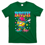 Baseball Life Style Apparel Softball Ice Cream Drip T-Shirt - Irish Green