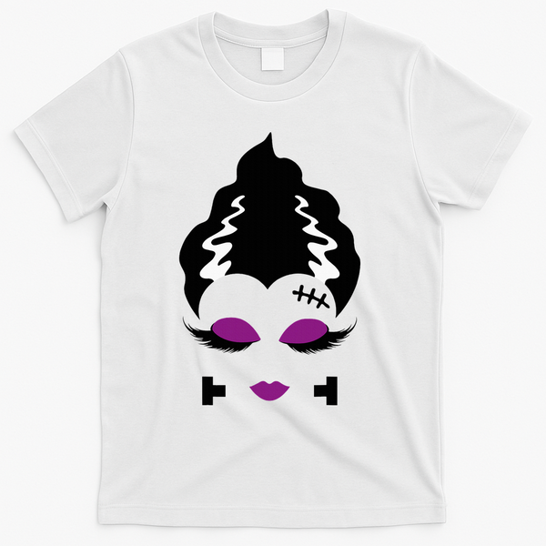 Bride Of F.R.A.N.K.E.N.S.T.E.I.N Monster Halloween Costume T-Shirt - White