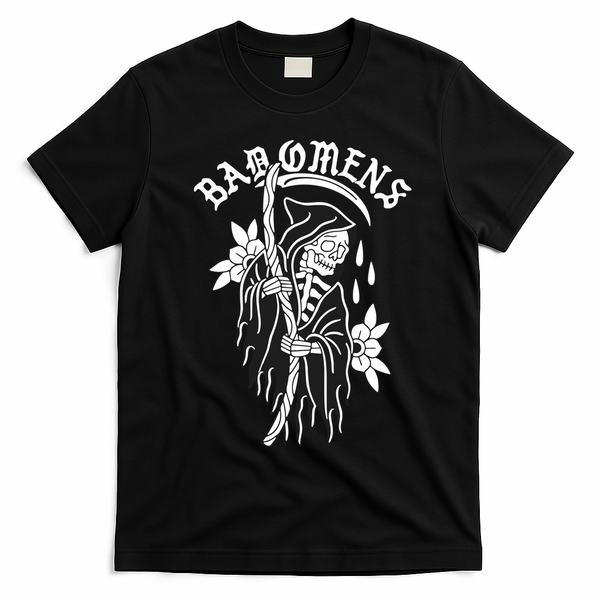 Bad Omen Reaper The Death Of Peace Of Mind T-Shirt - Black