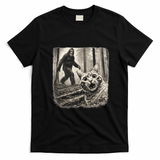 Bigfoot Sasquatch Cat Selfie Funny Meme Kitty T-Shirt - Black