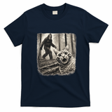 Bigfoot Sasquatch Cat Selfie Funny Meme Kitty T-Shirt - Navy Blue