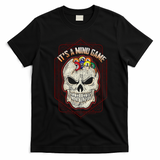 Billiards Skull Pool Balls ItS A Mind Game T-Shirt - Black