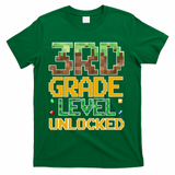 Back To School 3rd Grade Gamer Gaming T-Shirt - Green