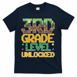 Back To School 3rd Grade Gamer Gaming T-Shirt - Navy