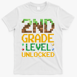 Back To School 2nd Grade Gamer T-Shirt - White