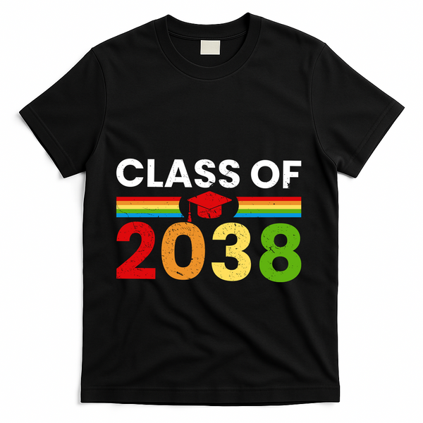 Back To School Class Of 2038 Graphic T-Shirt - Black