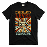 Back To School Kindergarten Level Unlocked T-Shirt - Black